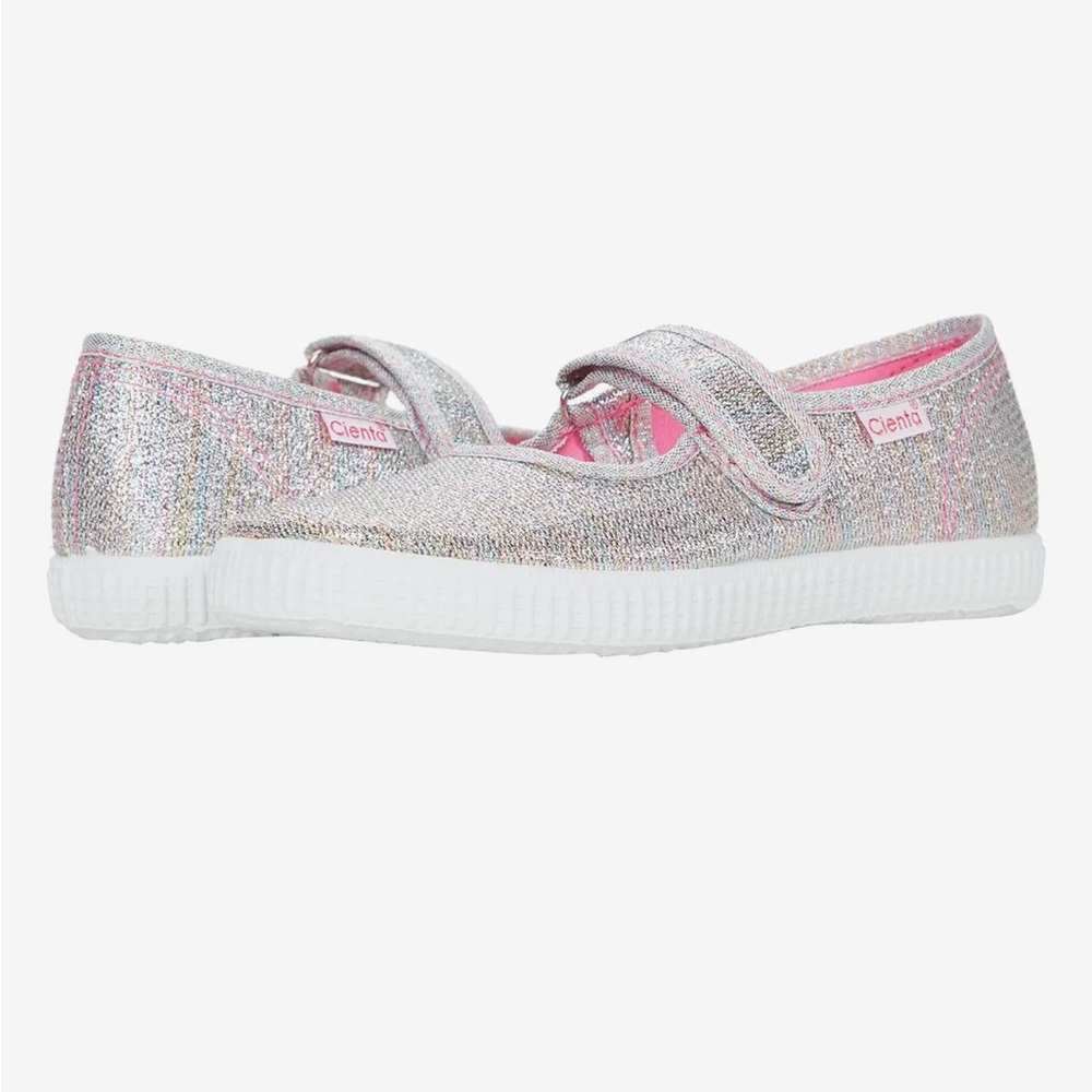 Cienta Multicolor metallic Mary Janes, size 24